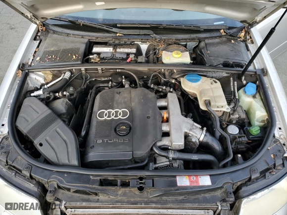 2005 Audi A4 1.8T with VIN WAUJC68EX5A065001, listed as a Copart auction lot 77533784 with 128,124 mi miles and Salvage Title. Bid and sale history available at carsss.com. Image 11.