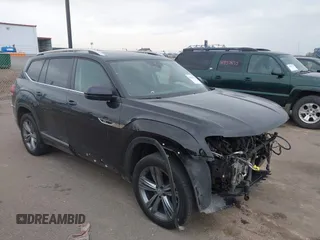 2018 Volkswagen Atlas SEL z VIN 1V2RR2CA4JC530502, wystawiony jako IAAI lot #41966789 z przebiegiem 106 312 mil mil oraz . Historia ofert i sprzedaży dostępna na DreamBid. Obrazek 1.