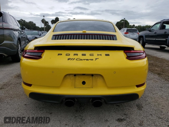 2019 Porsche 911 Carrera with VIN WP0AA2A93KS104130, listed as a Copart auction lot 74733714 with 43,418 mi miles and Salvage Title. Bid and sale history available at DreamBid. Image 6.