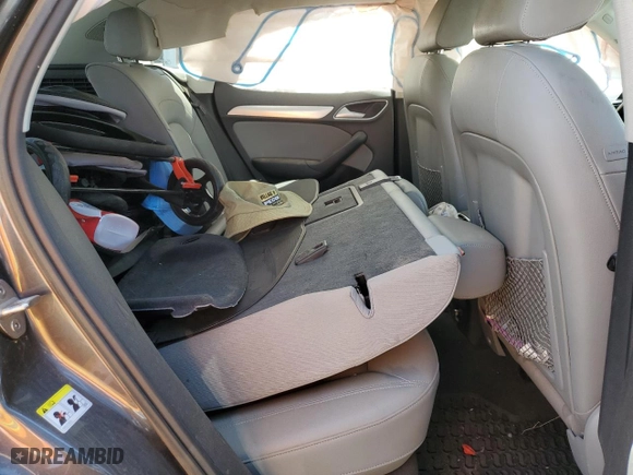 2018 Audi Q3 Premium Plus with VIN WA1JCCFS6JR007404, listed as a Copart auction lot 45345785 with 0 mi miles and Salvage Title. Bid and sale history available at carsss.com. Image 10.