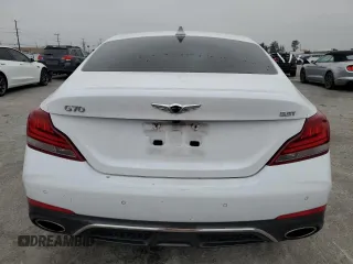 2019 Genesis G70 Advanced with VIN KMTG74LEXKU024019, listed as a Copart auction lot 50832935 with 111,373 mi miles and Salvage Title. Bid and sale history available at DreamBid. Image 6.