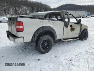 2006 Ford F-150 XL with VIN 1FTRF14W76NB63363, listed as a Copart auction lot 87445634 with 0 mi miles and Salvage Title. Bid and sale history available at carsss.com. Image 3.