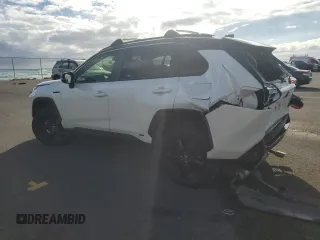 2021 Toyota RAV4 Hybrid XSE with VIN JTME6RFV9MJ011736, listed as a Copart auction lot 42835495 with 49,055 mi miles and Salvage title. Bid and sale history available at DreamBid. Image 2.