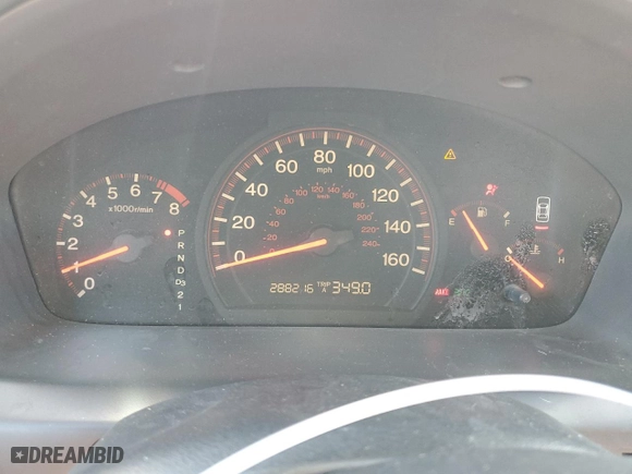 2003 Honda Accord Cpe EX with VIN 1HGCM826X3A026509, listed as a Copart auction lot 49775195 with 288,216 mi miles and Salvage Title. Bid and sale history available at carsss.com. Image 9.
