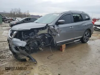 2020 Nissan Pathfinder Platinum z VIN 5N1DR2DM0LC634911, wystawiony jako Copart lot #50575835 z przebiegiem 80 597 mil mil oraz Szkoda całkowita • Salvage title. Historia ofert i sprzedaży dostępna na DreamBid. Obrazek 1.