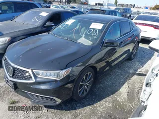 2018 Acura TLX with VIN 19UUB3F37JA001027, listed as a IAAI auction lot 41397902 with 61,999 mi miles. Bid and sale history available at carsss.com. Image 2.