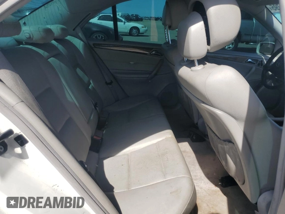 2007 Mercedes-Benz C 230 Sport with VIN WDBRF52H67F889835, listed as a Copart auction lot 51291795 with 150,526 mi miles and Salvage Title. Bid and sale history available at DreamBid. Image 10.