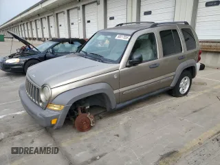 2007 Jeep Liberty Sport z VIN 1J4GL48K87W521617, wystawiony jako Copart lot #60017555 z przebiegiem 137 655 mil mil oraz Czysty tytuł • Clean title. Historia ofert i sprzedaży dostępna na DreamBid. Obrazek 1.