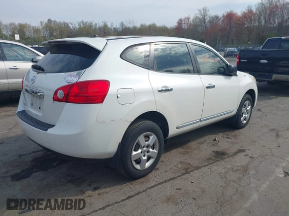 2013 Nissan Rogue S with VIN JN8AS5MT7DW533888, listed as a IAAI auction lot 42089120 with 114,332 mi miles. Bid and sale history available at carsss.com. Image 4.