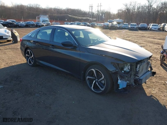2022 Honda Accord Sedan Sport SE with VIN 1HGCV1F40NA026647, listed as a IAAI auction lot 41316499 with 25,312 mi miles. Bid and sale history available at carsss.com. Image 1.