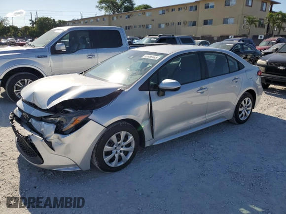 2022 Toyota Corolla LE with VIN 5YFEPMAE5NP292471, listed as a Copart auction lot 52486485 with 24,695 mi miles and Salvage Title. Bid and sale history available at carsss.com. Image 1.
