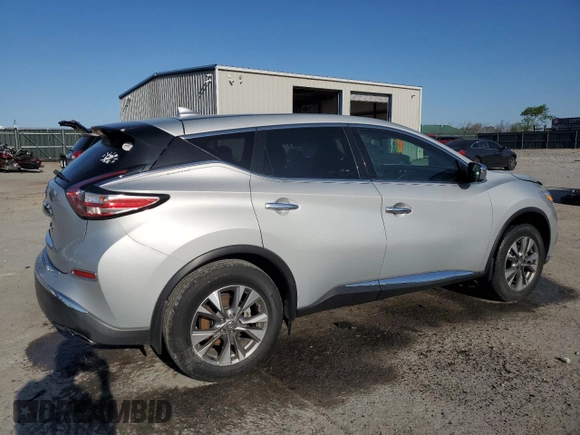 2017 Nissan Murano S with VIN 5N1AZ2MG7HN199894, listed as a Copart auction lot 52397785 with 49,930 mi miles and Salvage Title. Bid and sale history available at carsss.com. Image 3.