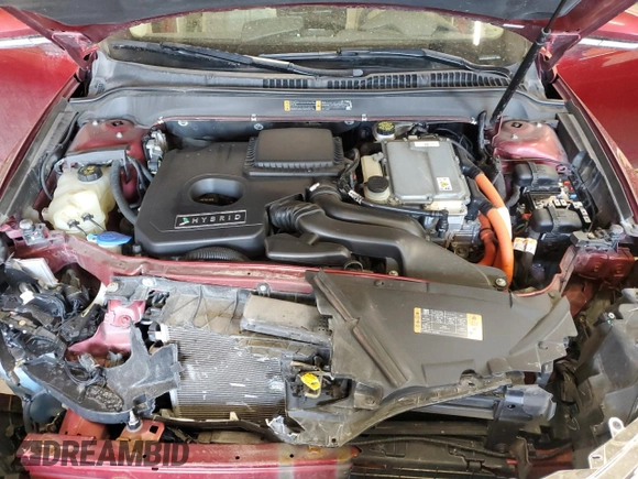 2014 Lincoln MKZ Hybrid z VIN 3LN6L2LU5ER812764, wystawiony jako Copart lot #48883865 z przebiegiem Nie podano mil oraz Szkoda całkowita • Salvage title. Historia ofert i sprzedaży dostępna na DreamBid. Obrazek 11.