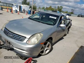 2003 Infiniti G35 w/Leather with VIN JNKCV51E33M315912, listed as a Copart auction lot 72237084 with Not Provided miles and Salvage Title. Bid and sale history available at DreamBid. Image 1.