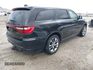 2019 Dodge Durango GT Plus with VIN 1C4RDJDG1KC647680, listed as a IAAI auction lot 41658006 with 166,096 mi miles and . Bid and sale history available at DreamBid. Image 4.