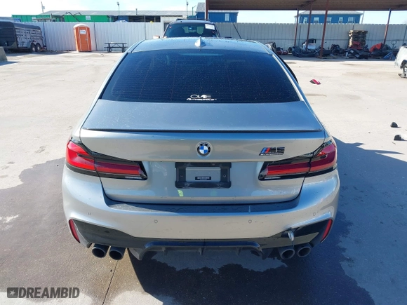 2019 BMW M5 with VIN WBSJF0C53KB448064, listed as a IAAI auction lot 41322325 with 47,694 mi miles. Bid and sale history available at carsss.com. Image 16.
