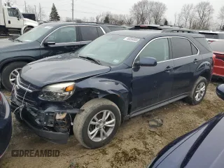 2016 Chevrolet Equinox LT z VIN 2GNFLFEK4G6187881, wystawiony jako Copart lot #46856905 z przebiegiem 85 161 mil mil oraz Czysty tytuł • Clean title. Historia ofert i sprzedaży dostępna na DreamBid. Obrazek 1.