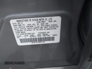 2013 Infiniti M37 with VIN JN1BY1AP7DM511497, listed as a IAAI auction lot 41294499 with 174,977 mi miles. Bid and sale history available at carsss.com. Image 9.