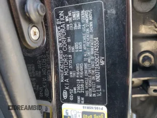 2012 Kia Soul with VIN KNDJT2A50C7745554, listed as a Copart auction lot 52634095 with 156,904 mi miles and Salvage Title. Bid and sale history available at carsss.com. Image 12.