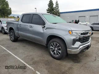 2023 Chevrolet Silverado 1500 LT with VIN 1GCPACEK3PZ234808, listed as a Copart auction lot 81711604 with 27,943 mi miles and Salvage Title. Bid and sale history available at DreamBid. Image 4.