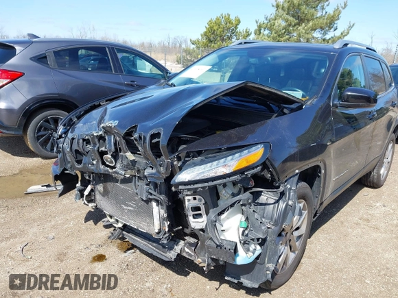 2014 Jeep Cherokee Limited with VIN 1C4PJMDS2EW153305, listed as a IAAI auction lot 41908007 with 88,015 mi miles. Bid and sale history available at carsss.com. Image 6.