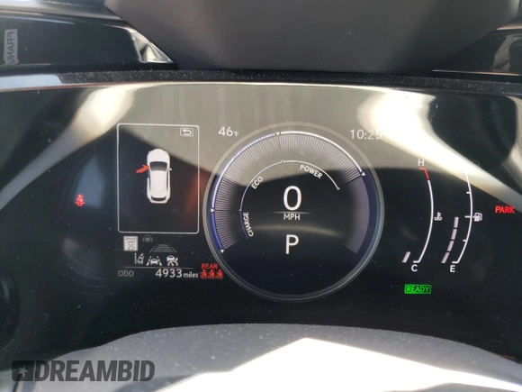 2022 Lexus NX with VIN JTJAKCEZ1N5002192, listed as a Copart auction lot 46571283 with 4,933 mi miles. Bid and sale history available at carsss.com. Image 9.