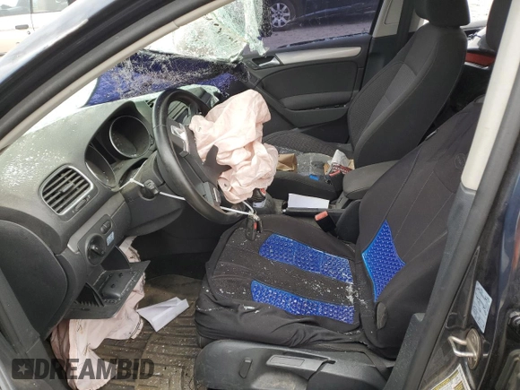 2014 Volkswagen Golf TDI w/Sunroof & Nav z VIN WVWDM7AJ3EW007700, wystawiony jako Copart lot #79607154 z przebiegiem Nie podano mil oraz Szkoda całkowita • Salvage title. Historia ofert i sprzedaży dostępna na DreamBid. Obrazek 7.