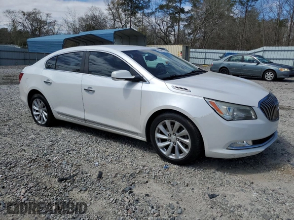 2015 Buick LaCrosse Leather with VIN 1G4GB5G3XFF211522, listed as a Copart auction lot 49043255 with 156,509 mi miles and Salvage Title. Bid and sale history available at DreamBid. Image 4.