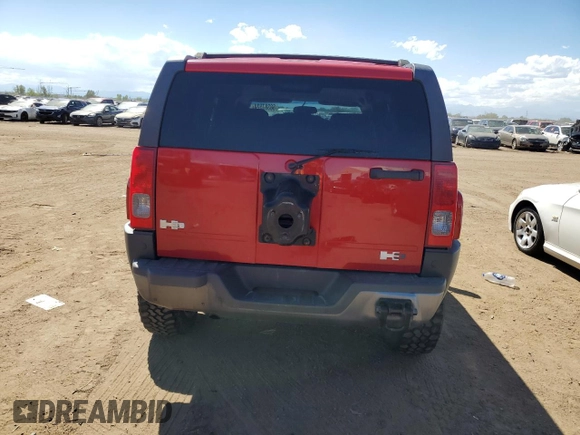 2009 Hummer H3 SUV with VIN 5GTEN13E998135702, listed as a Copart auction lot 68387524 with 129,541 mi miles and Salvage Title. Bid and sale history available at carsss.com. Image 6.