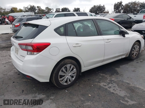 2023 Subaru Impreza with VIN 4S3GTAB60P3700817, listed as a IAAI auction lot 41501563 with 17,170 mi miles and . Bid and sale history available at DreamBid. Image 4.