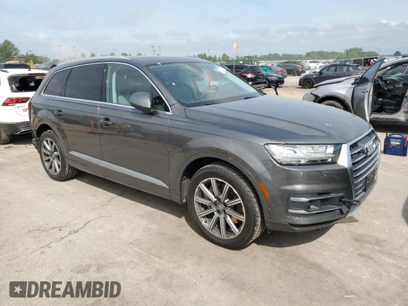 2019 Audi Q7 Premium Plus z VIN WA1LHAF79KD037702, wystawiony jako Copart lot #59628035 z przebiegiem Nie podano mil oraz Szkoda całkowita • Salvage title. Historia ofert i sprzedaży dostępna na DreamBid. Obrazek 4.