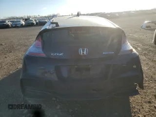 2016 Honda CR-Z EX with VIN JHMZF1D60GS001267, listed as a Copart auction lot 89337465 with 33,415 mi miles and Salvage Title. Bid and sale history available at carsss.com. Image 6.
