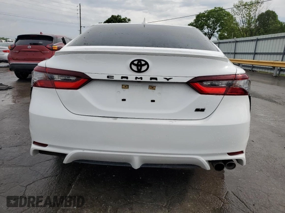 2022 Toyota Camry SE with VIN 4T1G11AK7NU682646, listed as a Copart auction lot 54264955 with 65,835 mi miles and Salvage Title. Bid and sale history available at carsss.com. Image 6.