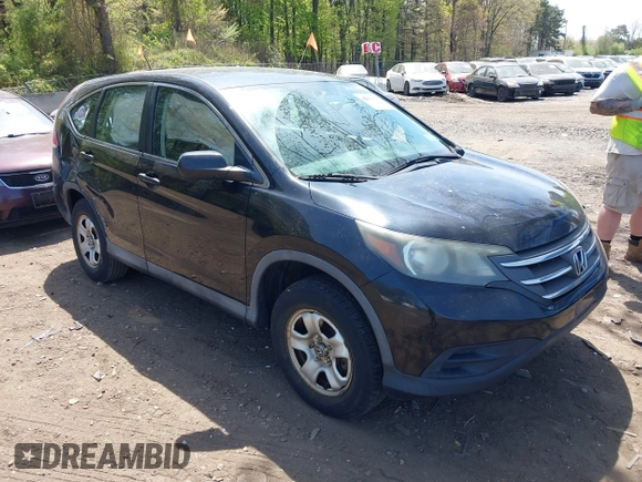 2014 Honda CR-V LX with VIN 2HKRM4H35EH607703, listed as a IAAI auction lot 42162568 with 174,238 mi miles and . Bid and sale history available at carsss.com. Image 1.
