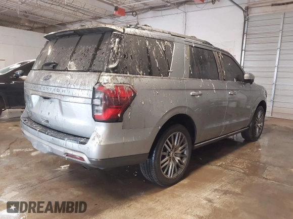 2024 Ford Expedition Limited with VIN 1FMJU2A89REA07551, listed as a IAAI auction lot 41565555 with 7,415 mi miles. Bid and sale history available at carsss.com. Image 4.