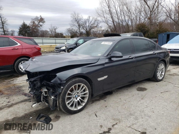2013 BMW 7 Series 750Li with VIN WBAYE8C5XDD131670, listed as a Copart auction lot 44217435 with 80,122 mi miles and Salvage title. Bid and sale history available at DreamBid. Image 1.