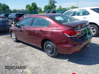 2014 Honda Civic LX z VIN 19XFB2F53EE061313, wystawiony jako IAAI lot #42263388 z przebiegiem 58 000 mil mil oraz . Historia ofert i sprzedaży dostępna na DreamBid. Obrazek 3.