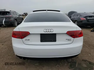 2013 Audi A5 Premium with VIN WAUCFAFR2DA018360, listed as a Copart auction lot 53254795 with Not provided miles and Salvage title. Bid and sale history available at DreamBid. Image 6.