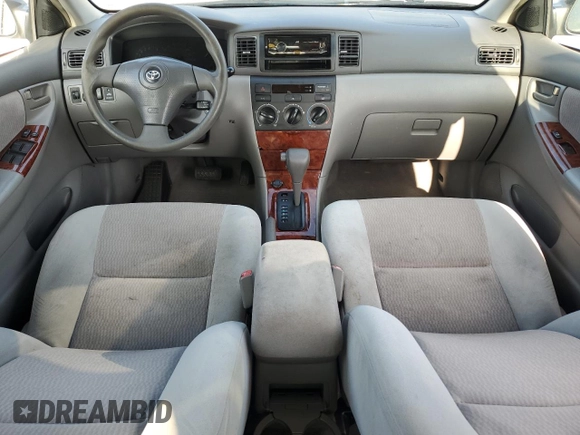 2008 Toyota Corolla CE with VIN 1NXBR32E38Z046950, listed as a Copart auction lot 55956545 with 130,946 mi miles and Salvage Title. Bid and sale history available at DreamBid. Image 8.