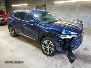 2023 Buick Envision Essence with VIN LRBFZPR42PD188553, listed as a Copart auction lot 49478065 with 9,879 mi miles and Salvage Title. Bid and sale history available at carsss.com. Image 4.