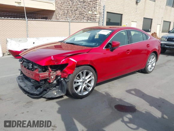 2017 Mazda Mazda6 Touring with VIN JM1GL1V56H1155982, listed as a IAAI auction lot 42055447 with 59,566 mi miles. Bid and sale history available at carsss.com. Image 18.
