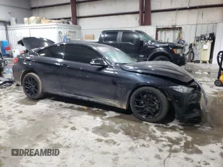 2015 BMW 4 Series 428i xDrive with VIN WBA3N9C59FK247683, listed as a Copart auction lot 41678035 with 81,850 mi miles and Salvage title. Bid and sale history available at DreamBid. Image 4.