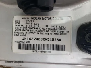 1994 Nissan 300ZX z VIN JN1CZ24D8RX545284, wystawiony jako Copart lot #65034935 z przebiegiem 153 613 mil mil oraz Szkoda całkowita • Salvage title. Historia ofert i sprzedaży dostępna na DreamBid. Obrazek 12.