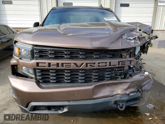 2019 Chevrolet Silverado 1500 Custom with VIN 3GCPYBEH0KG309192, listed as a Copart auction lot 86747434 with 29,629 mi miles and Salvage Title. Bid and sale history available at DreamBid. Image 5.