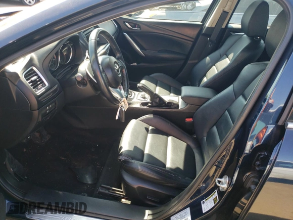 2015 Mazda 6 i Touring with VIN JM1GJ1T52F1216136, listed as a Copart auction lot 54016345 with 106,883 mi miles and Salvage Title. Bid and sale history available at carsss.com. Image 7.