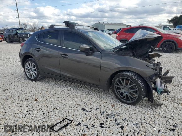 2015 Mazda 3 S Grand Touring with VIN JM1BM1M30F1267553, listed as a Copart auction lot 83709274 with Not Provided miles and Salvage Title. Bid and sale history available at DreamBid. Image 4.