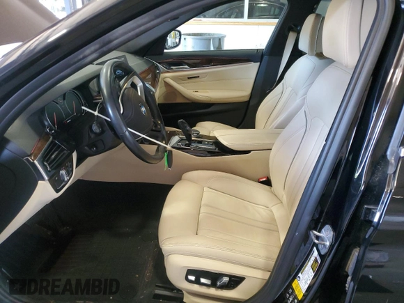 2018 BMW 5 Series 540i xDrive with VIN WBAJE7C56JWC57314, listed as a Copart auction lot 60610715 with 73,015 mi miles and Salvage title. Bid and sale history available at DreamBid. Image 7.