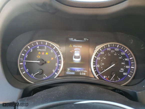 2015 Infiniti Q50 with VIN JN1BV7AR9FM396109, listed as a Copart auction lot 73750644 with 138,477 mi miles and Salvage Title. Bid and sale history available at carsss.com. Image 9.