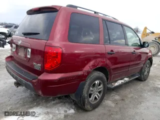 2004 Honda Pilot EX with VIN 2HKYF18434H603127, listed as a Copart auction lot 88329945 with 299,722 mi miles and Salvage Title. Bid and sale history available at carsss.com. Image 3.