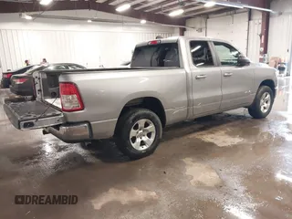 2021 Ram 1500 Big Horn with VIN 1C6RRFBG3MN781025, listed as a IAAI auction lot 41432426 with 59,323 mi miles. Bid and sale history available at carsss.com. Image 4.